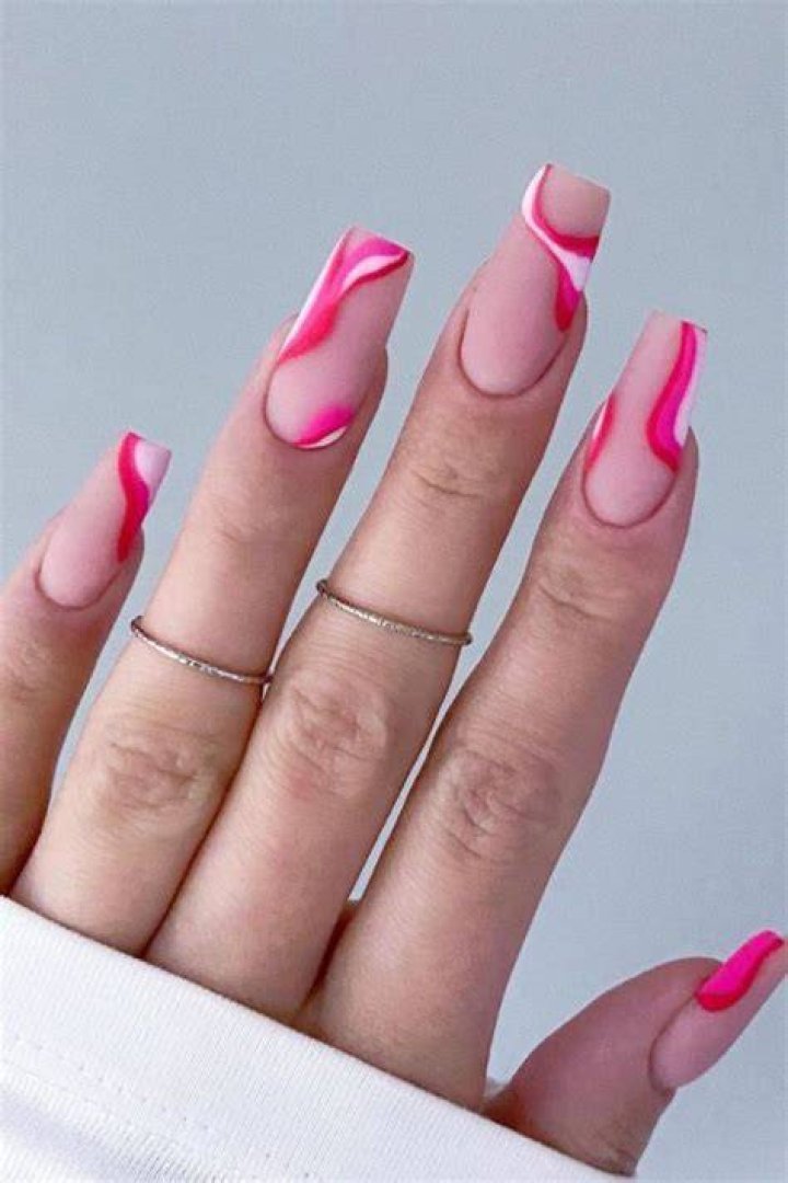 45 Stunning Coffin Nails Design Ideas For Summer nails 2021