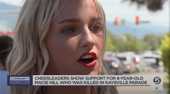 8yearold cheerleader Macie Hill dies after Fourth of July parade