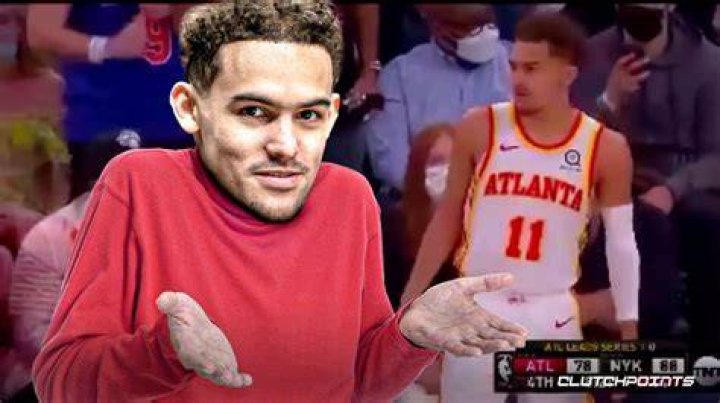 a Knicks fan spat at Atlanta Hawks point guard Trae Young from the second row of the stands inside Madison Square Garden on May 26