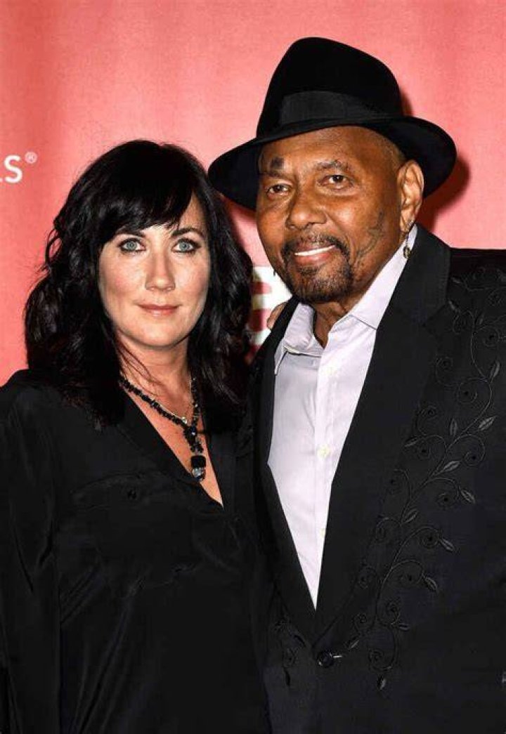 Aaron Neville and wife at the Musicares 2015 Person of the Year Honored Bob Dylan at the Los
