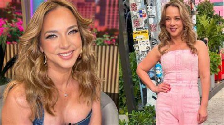 Adamari L&oacute;pez m&aacute;s ardiente y sexy en Un Nuevo D&iacute;a con un bello vestido bicolor El Diario NY