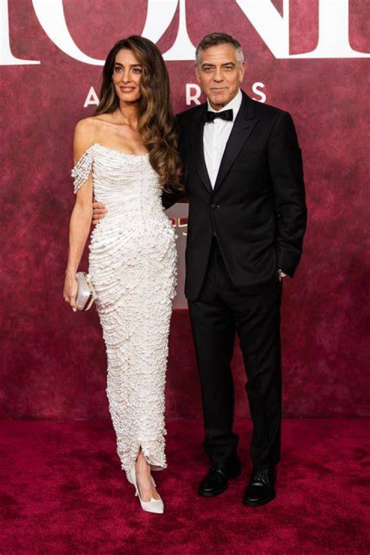 Amal Clooney Swaps Vintage for Dazzling Eco Couture on the Red Carpet