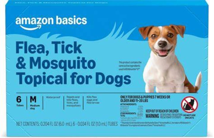 Amazon Basics Flea, Tick & Mosquito Topical Treatment