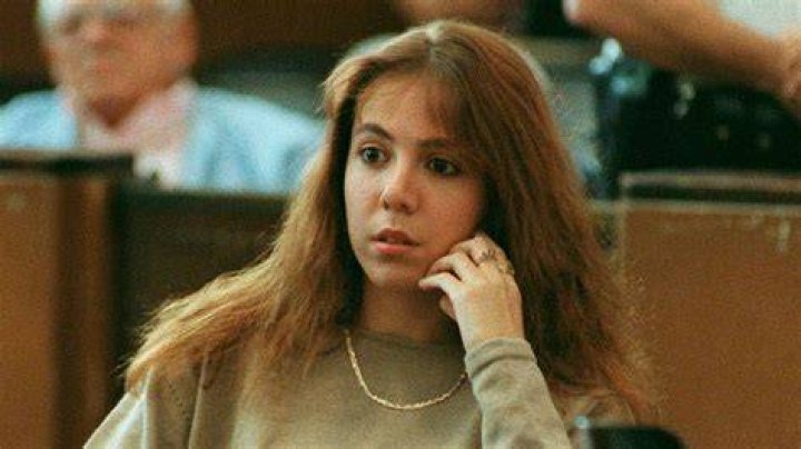 Amy Fisher pictured after departing the Albion Correctional Facility on May 10, 1999