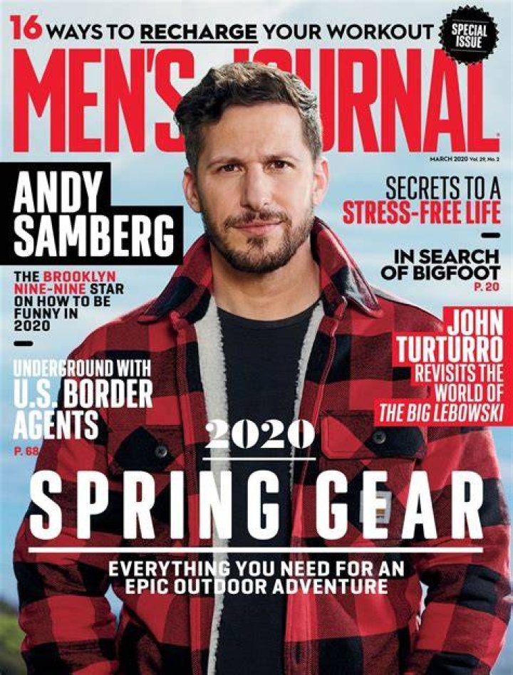 Andy Samberg Men&rsquo;s Journal Holding Axe