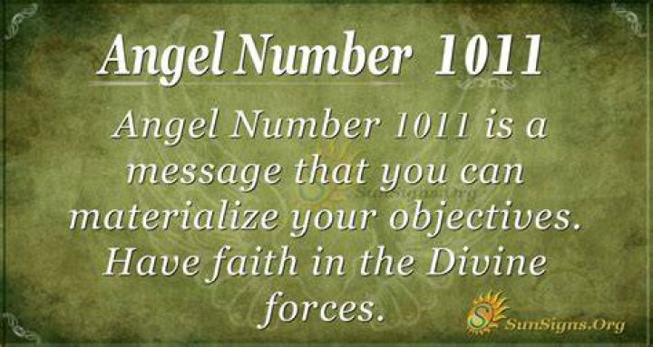 Angel Number 1011 Meaning Believe in Yourself