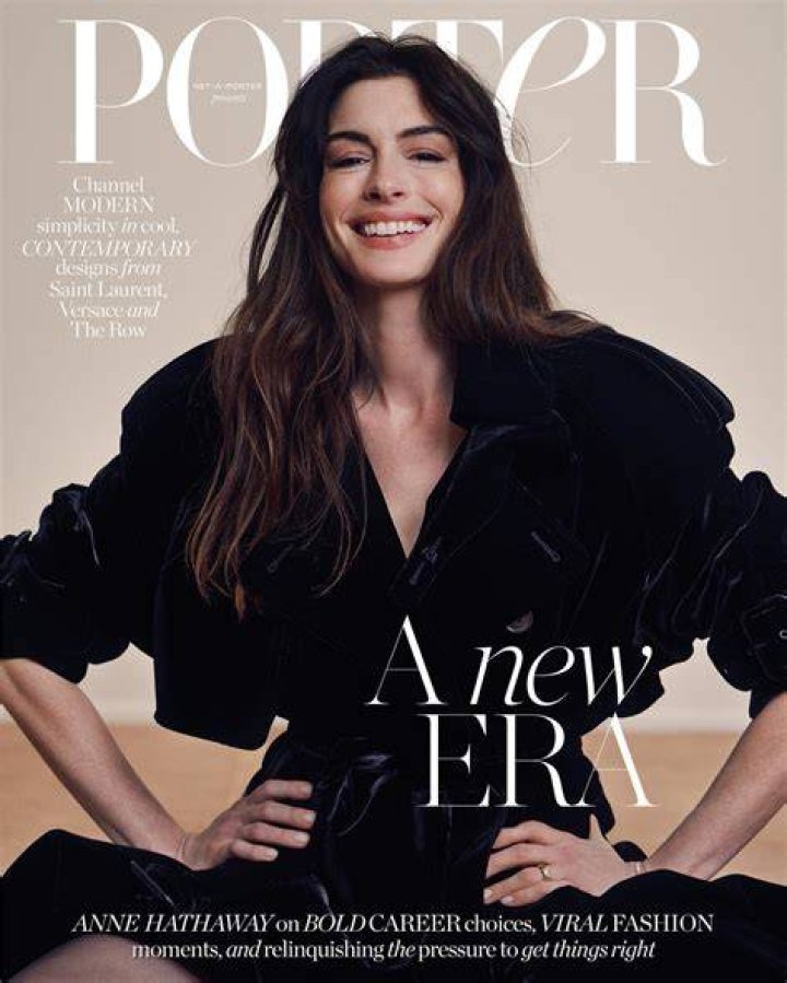 Anne posed for Porter Magazine last fall