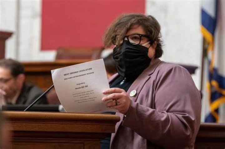 Ash Orr speaks during public hearing