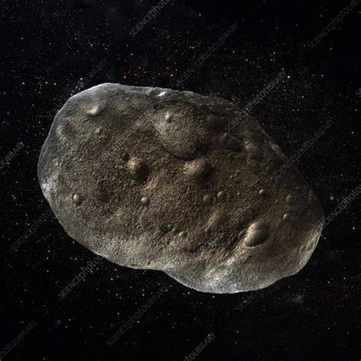 Asteroid, composite image Stock Image C055/2268 Science Photo Library