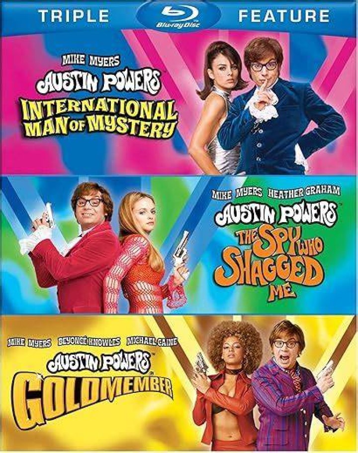 Austin Powers Triple Feature (International Man of Mystery The Spy Who Shagged Me Goldmember) [Blu ray]