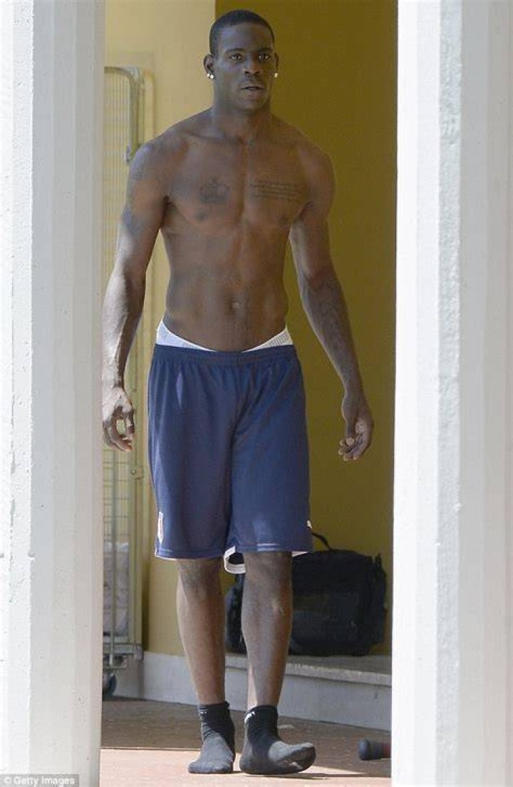 Balotelli also showed off his initial face tattoos back in 2020