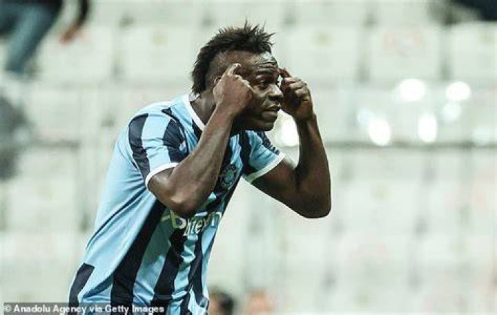 Balotelli currently plays for Turkish side Adana Demirspor