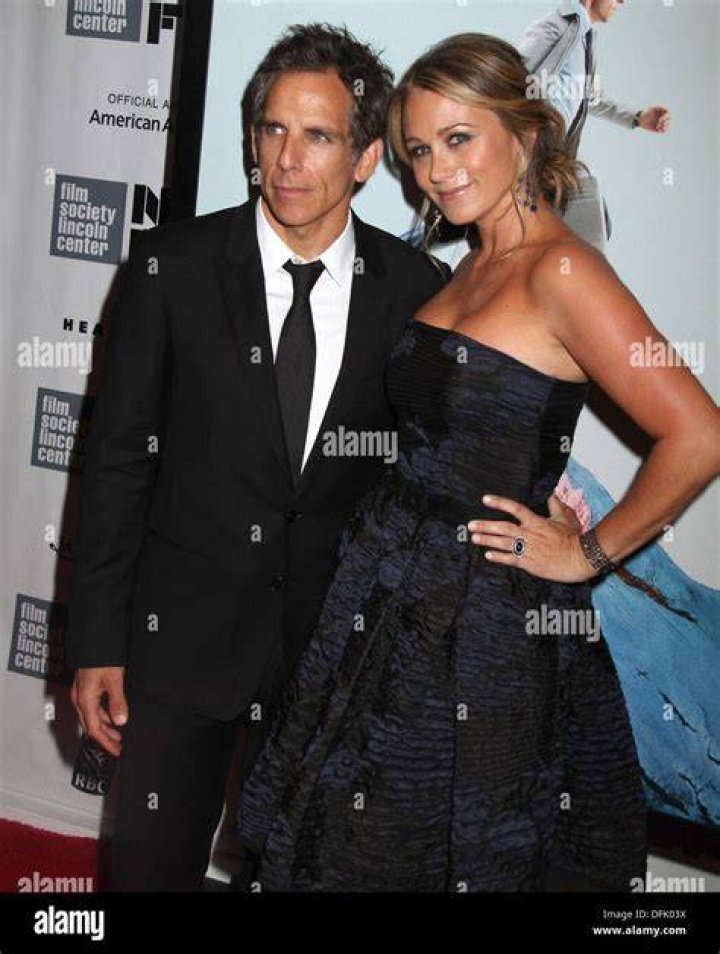 Ben Stiller and wife Christine Taylor in 2010 out in New York City