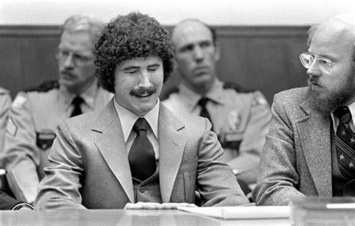 Bianchi cries during the court case as he admitted his role in the Hillside Strangler murders