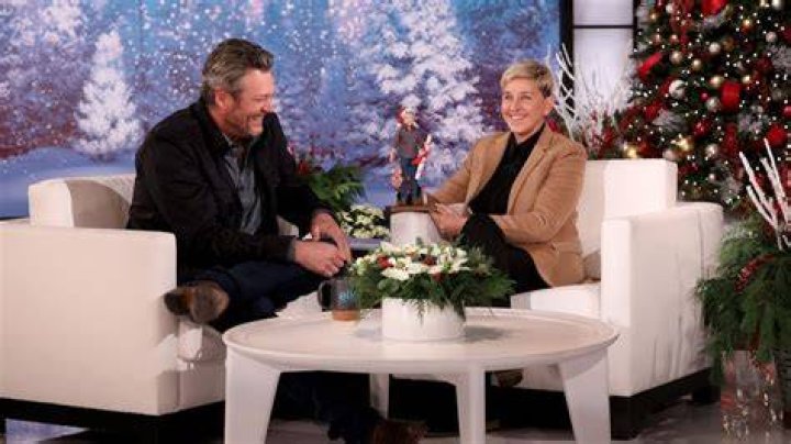 Blake Shelton visiting The Ellen DeGeneres Show via Zoom Blake Shelton Says He Is Trying to Lose Weight After Joking He Gained 117 Pounds During Quarantine