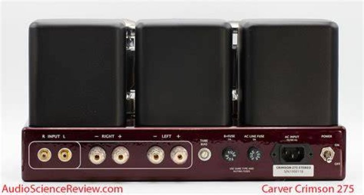 Carver Crimson 275 Review (Tube Amp) Page 104 Audio Science Review (ASR) Forum