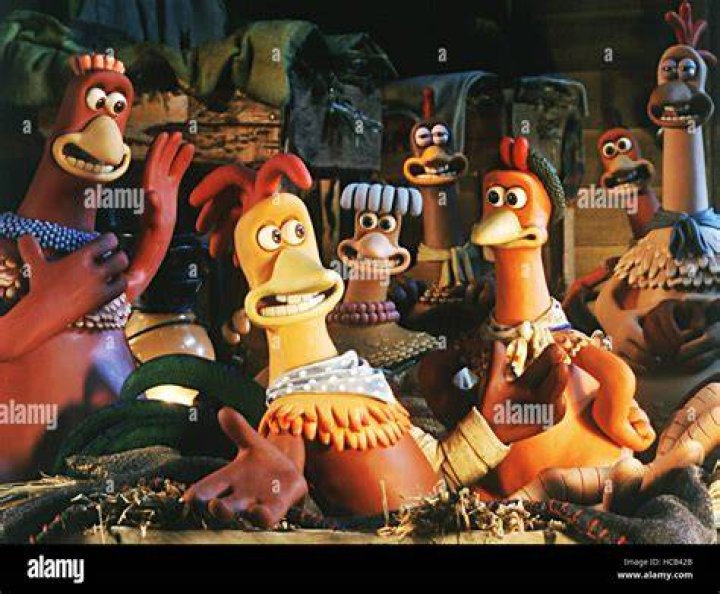 CHICKEN RUN, 2000, Imelda Staunton as Bunty Stock Photo Alamy