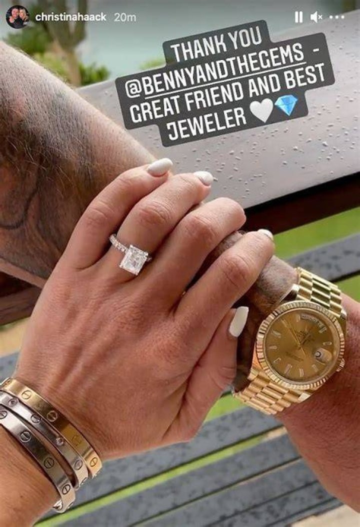 Christina Haack&rsquo;s Engagement Ring From Joshua Hall Is 5 Carats Us Weekly