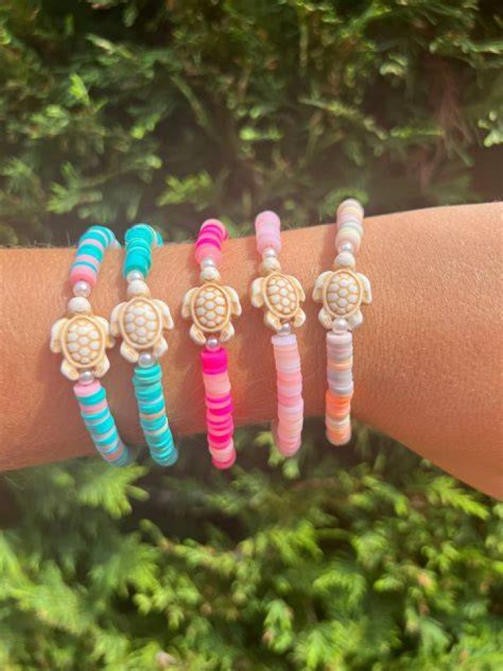Clay Bracelet Ideas Preppy Preppy Clay Bead Bracelet Honey yositamusni