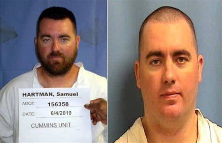 Convicted rapist Samuel Hartman escaped from Arkansas' Brickeys Prison on Friday