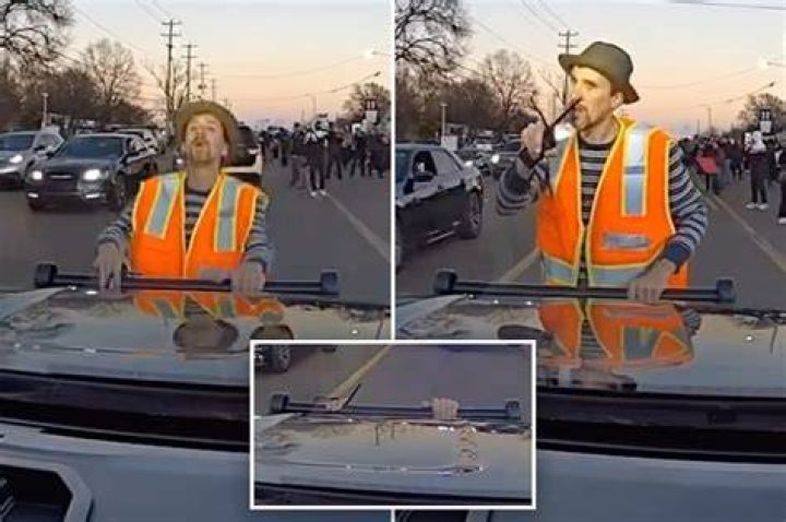 Cops ran him over in a bid to stop him stabbing anyone else