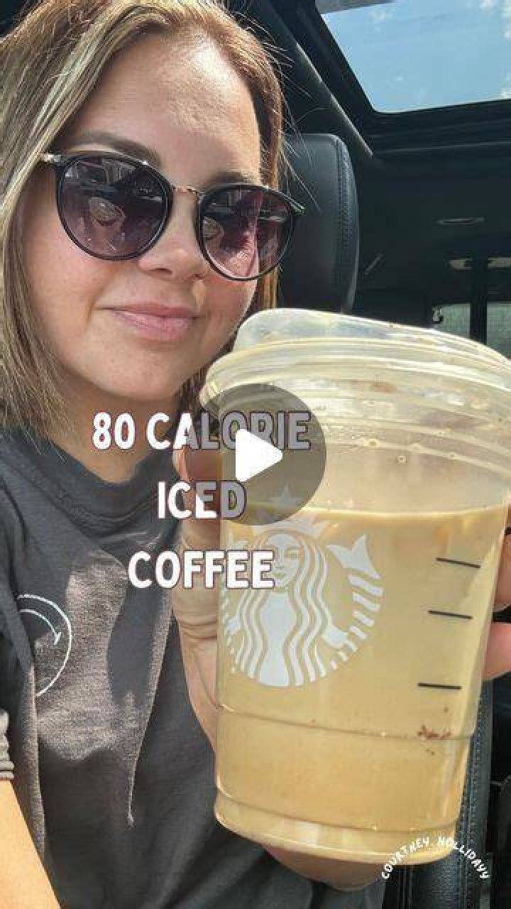 Courtney enjoyed an iced coffee on her walk