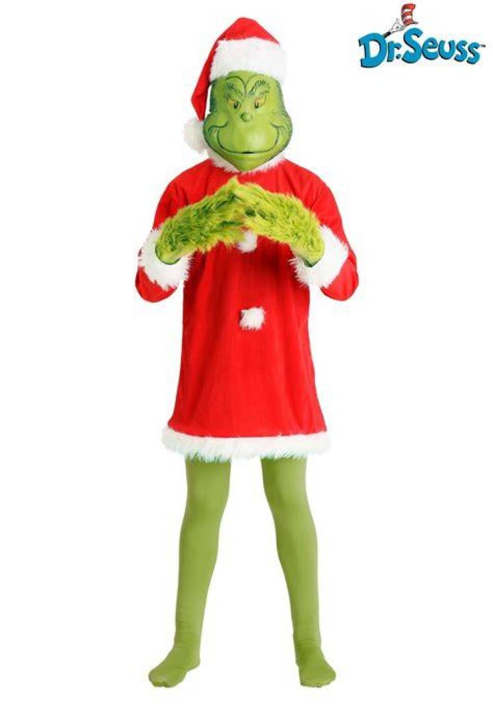 Deluxe Grinch Costume Dr Suess Costumes