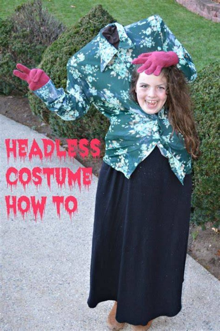DIY Headless Girl Costume