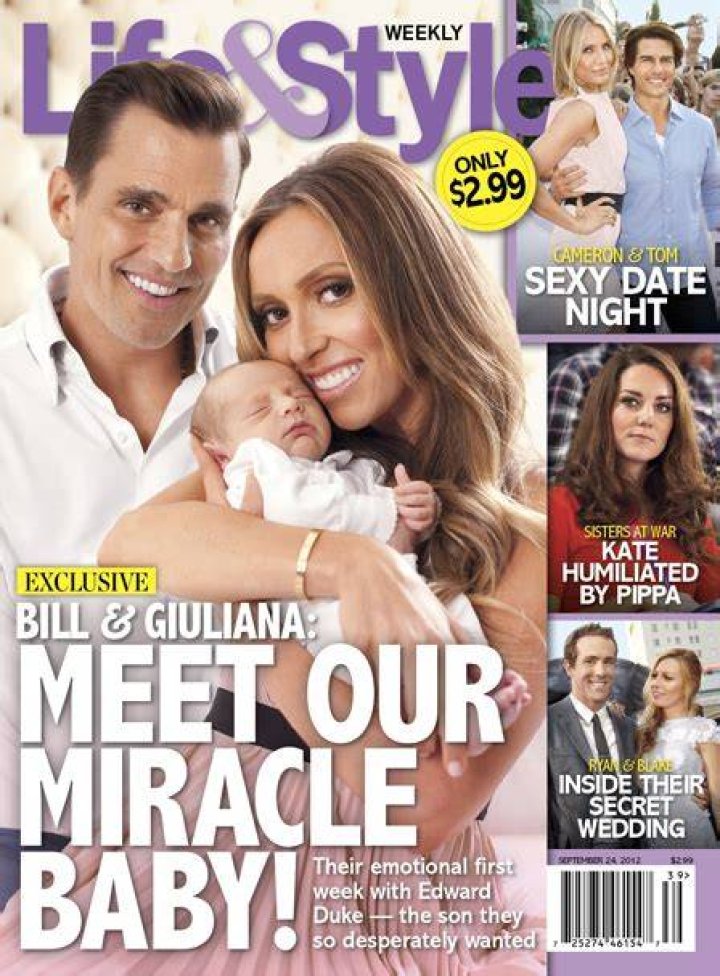 Edward Duke Rancic Photo Giuliana, Bill Rancic Debut Baby Boy HuffPost