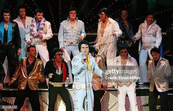 Elvis impersonators at the Las Vegas Elvis Festival Mirror Online