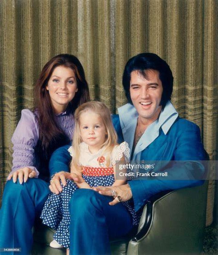 Elvis Presley And His Wife Priscilla