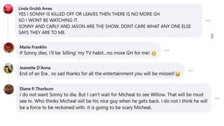 Fans are fearing that Sonny is dead and actor Zach Tinker is leaving the show