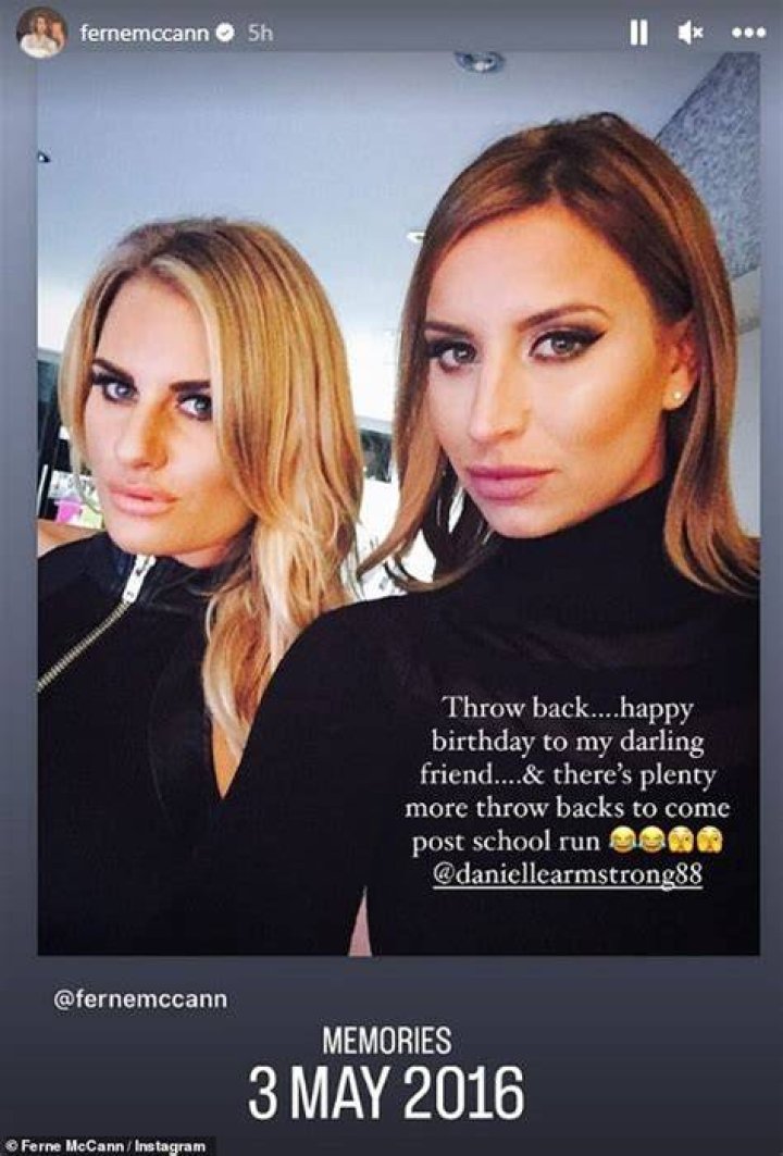 Ferne also shared a throwback of her weight loss after giving birth to daughter Sunday