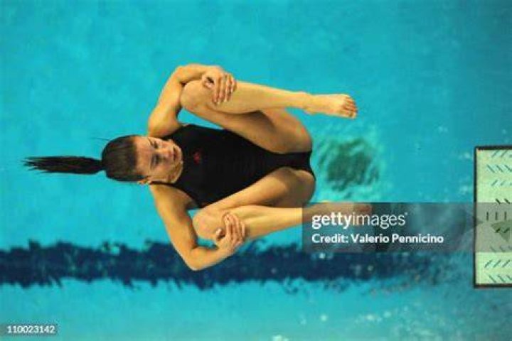 Fl&oacute;ra Gondos (3122&times;3038) Diving springboard, Retro bikini, Swimsuits