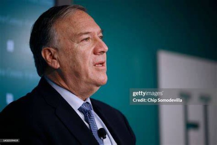 Former Secretary of State Mike Pompeo speaks