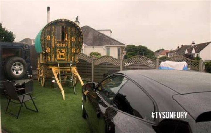 Fury prefers driving his old vans and gypsy wagon rather than his Ferraris