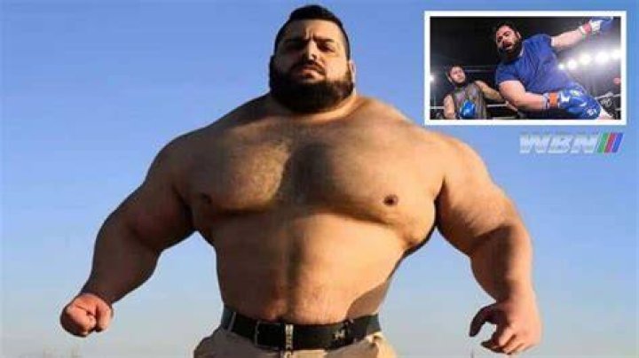 Gharibi has made a name for himself with his huge physique