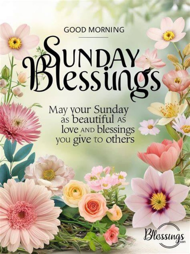 Good Morning, Sunday Blessings Pictures, Photos, and Images for