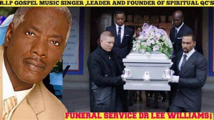 Gospel singer Lee Williams passed away at the age of 75