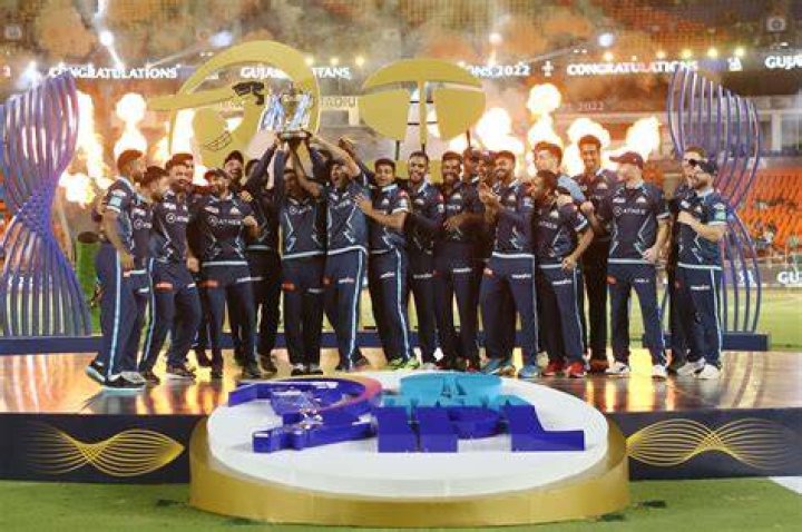 Gujarat Titans celebrate