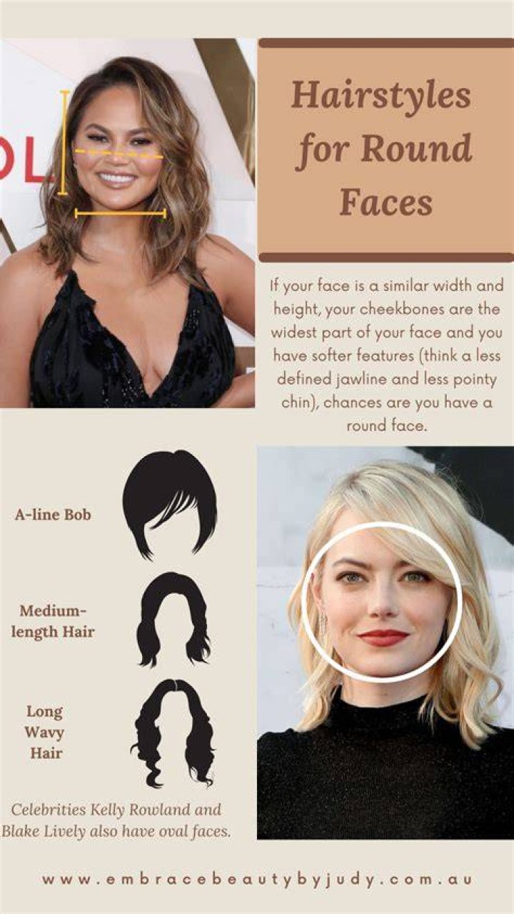 Hairstyle for Round Face
