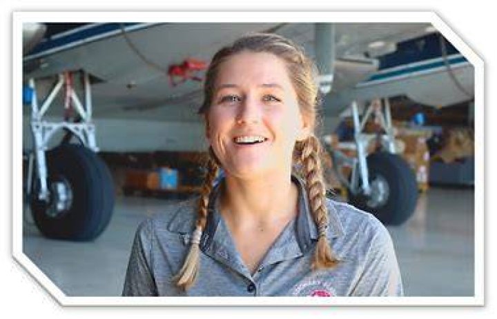 Hannah Umberger flies to Haiti, the Bahamas, and the Dominican Republic regularly on mission trips. Photo by Steven Martine