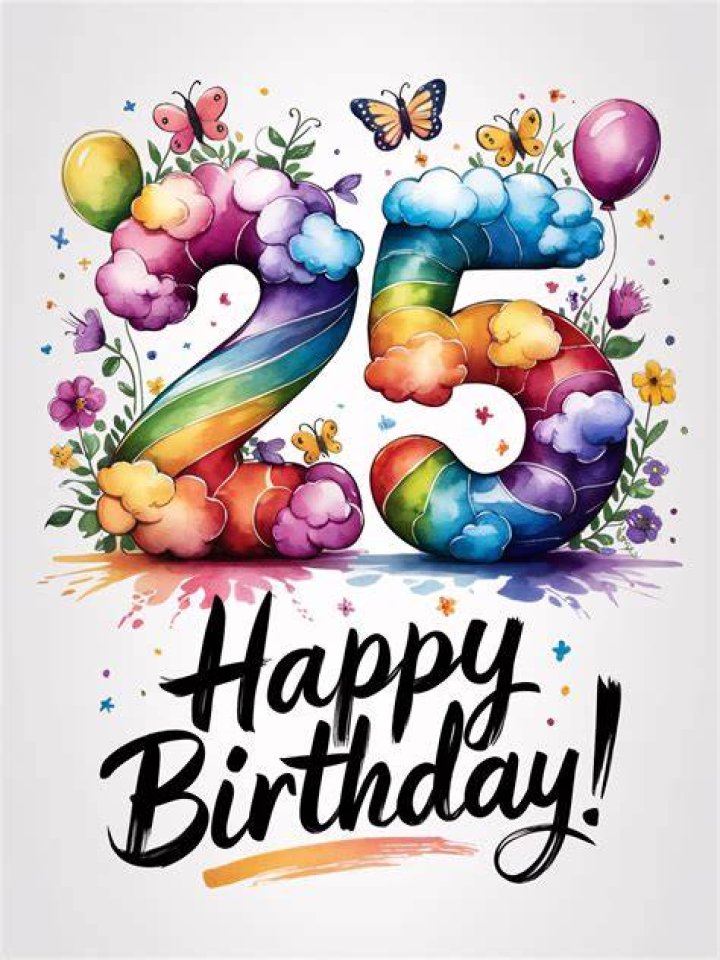 happy 25th birthday clipart 20 free Cliparts Download images on