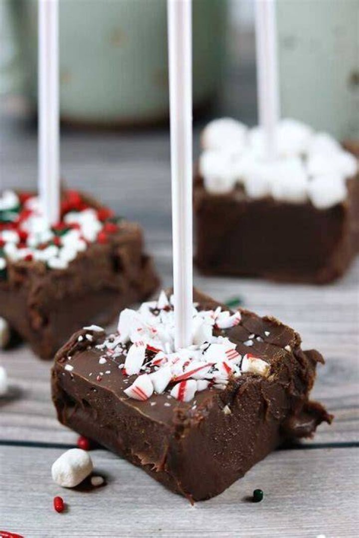 Hot chocolate sticks are great if you're on the go and want to stir