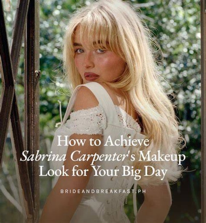 How To Achieve Sabrina Carpenter's Glam Waves & Fluffy Curtain Bangs