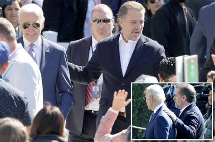 Hunter Biden and his dad President Joe Biden