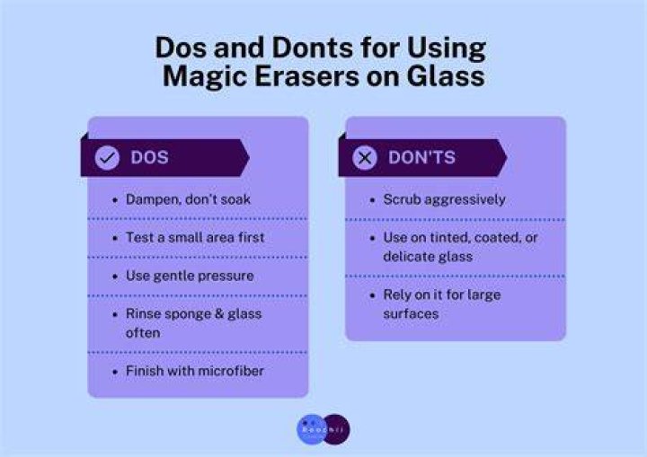 Is Magic Eraser Safe To Use On Glass