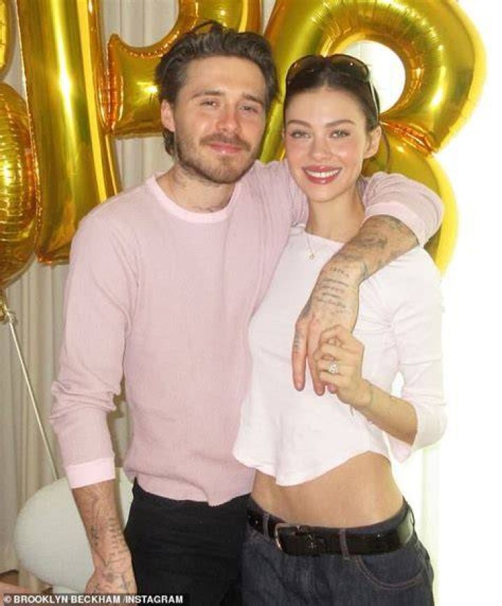 It comes days after Nicola showed off her tattoo of Brooklyn's name on her back