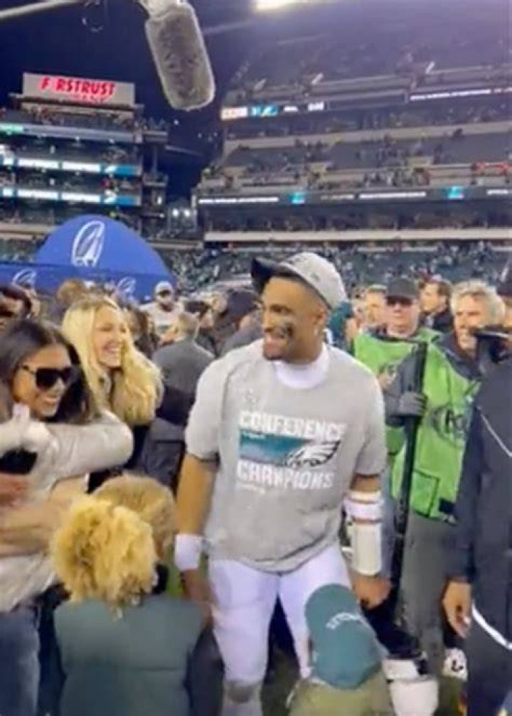 Jalen Hurts Makes Rare Appearance With Girlfriend Bry Burrows