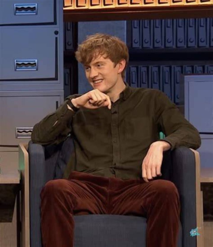 James Acaster read that Louise Ford had dumped him for Rowan Atkinson